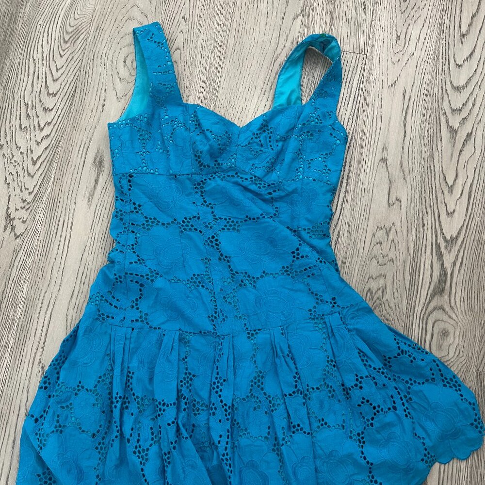 Nanette Lepore blue dress size 8